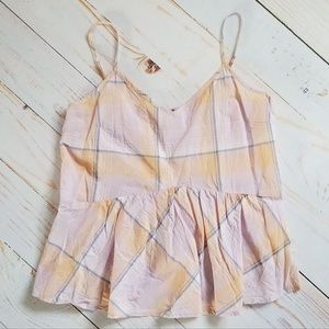 Old Navy Plaid Cami Top